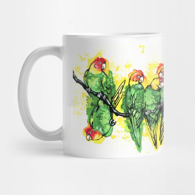 Carolina Parakeet by 10000birds